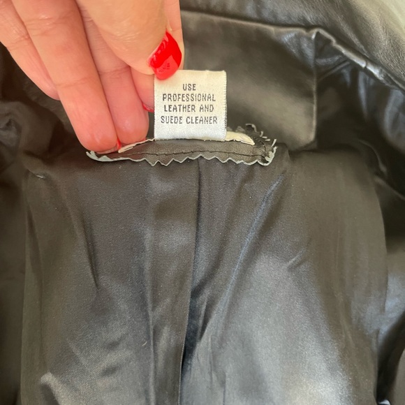Vintage VS2 Genuine Leather Jacket, Woman’s Size Small, Black - Picture 6 of 6